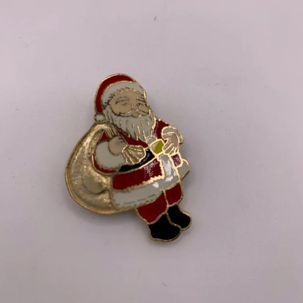 Vintage  Santa brooch